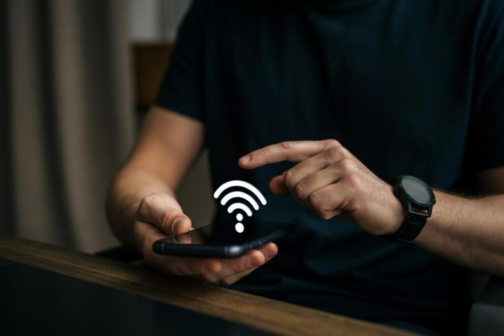 come connettersi al wifi senza password